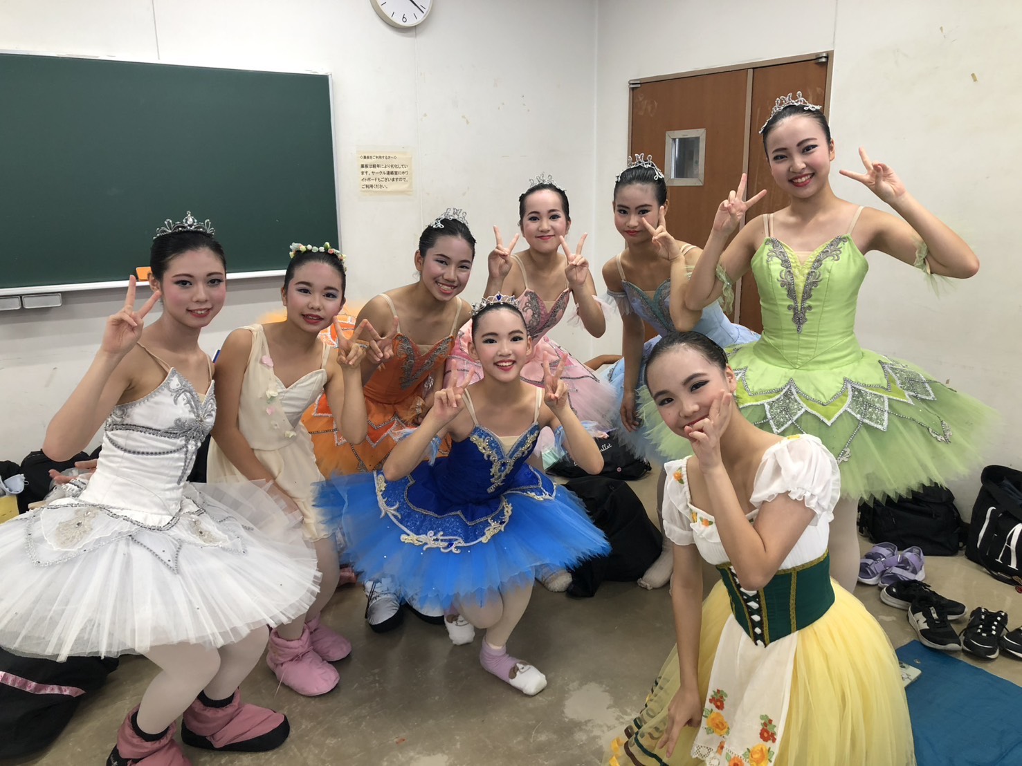 2025年9月翔美会＆11月秋の文化祭楽屋風景